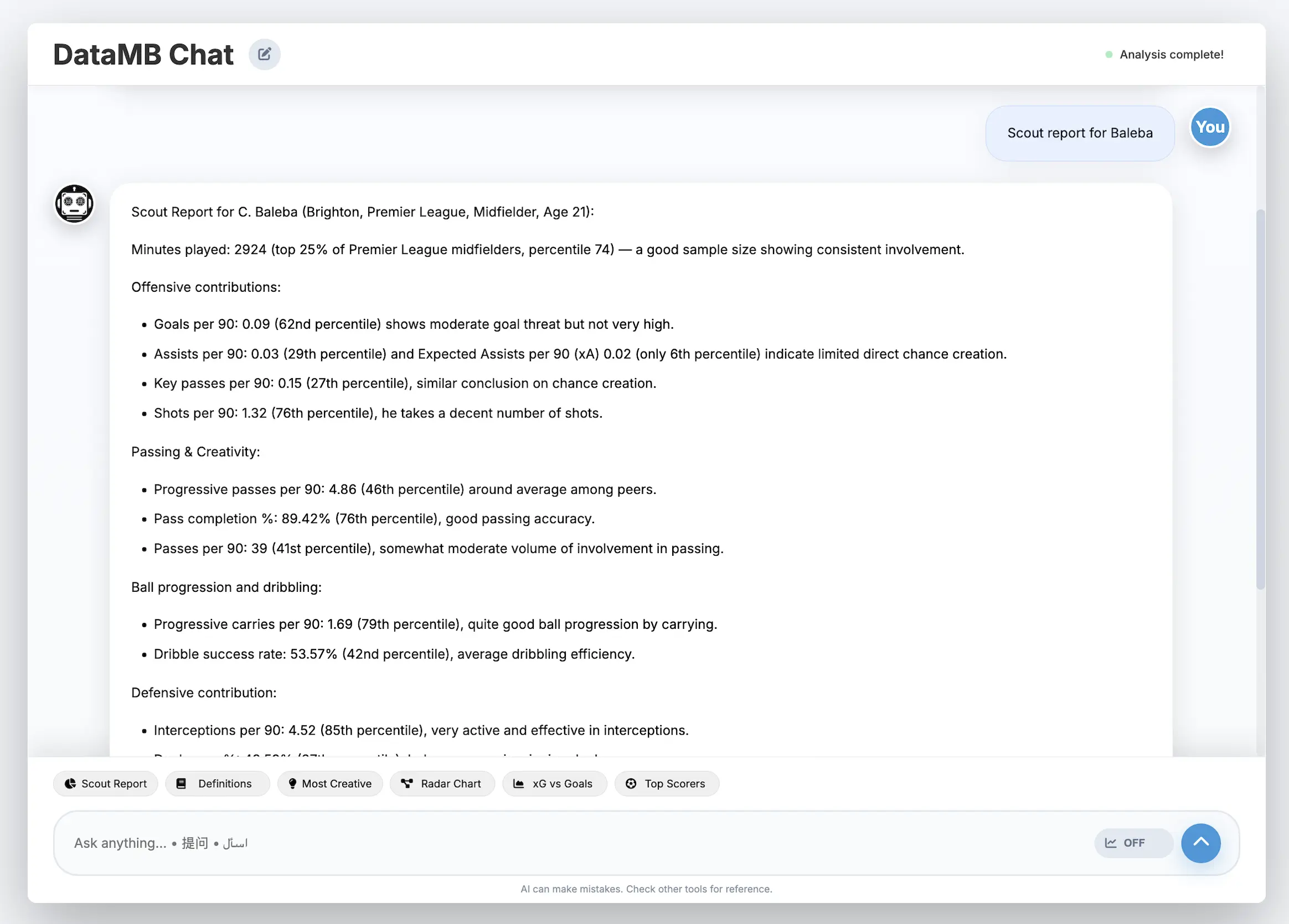 DataMB Chat